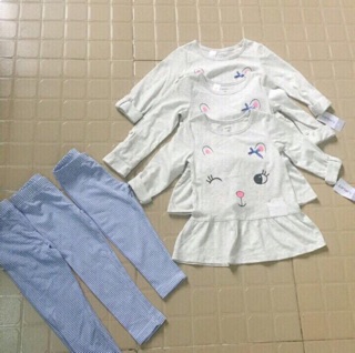 Bộ quần áo bé gái carter