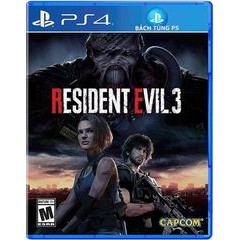 Đĩa Game Resident Evil 3 cho máy PS4 Hệ Asia