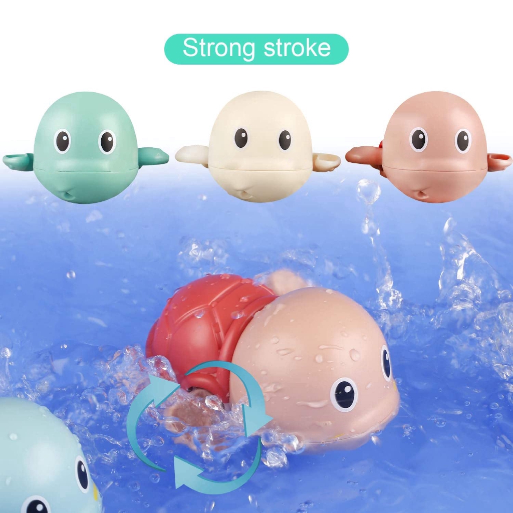 Đồ Chơi Nhà Tắm Hình Con Vịt Và Rùa Hoạt Hình Đáng Yêu Cho Bé