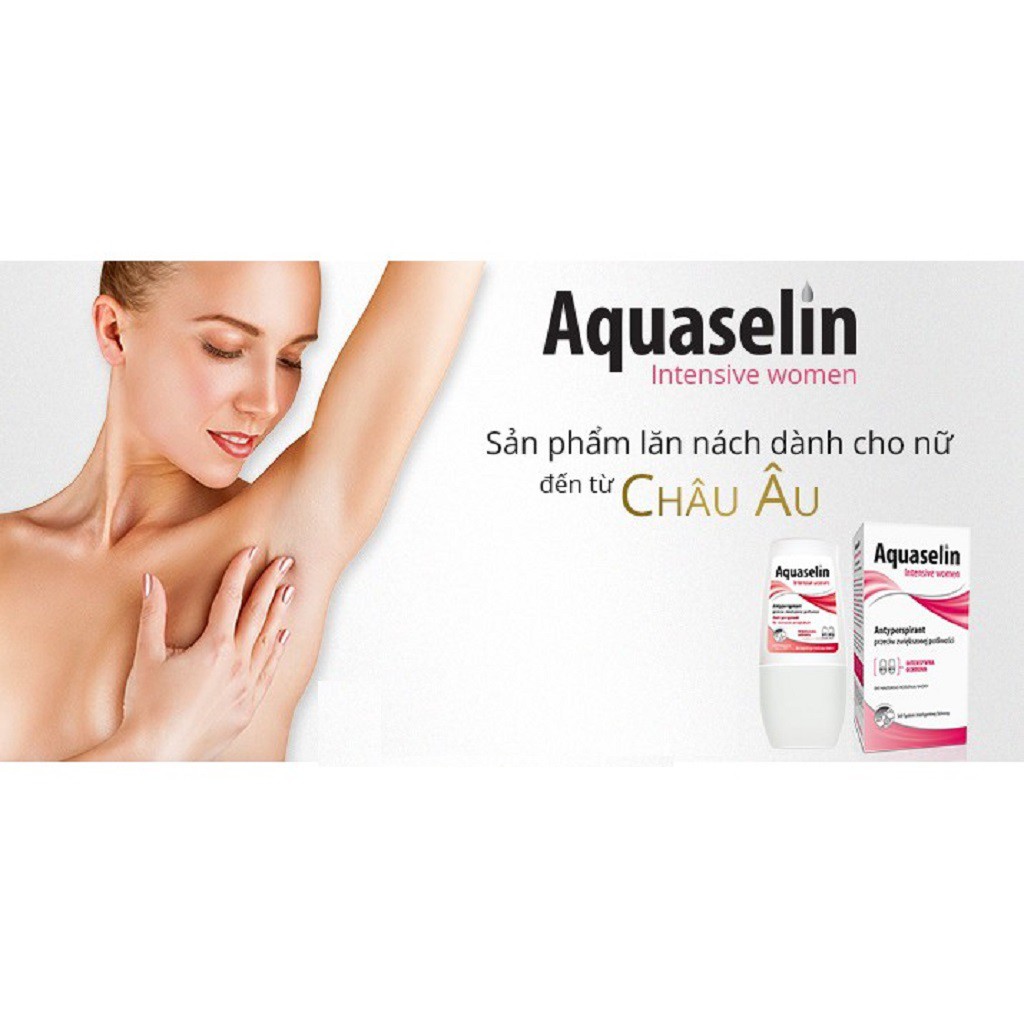[Mã COSGLORIAT1 -8% đơn 250K] Lăn Khử Mùi Aquaselin Intensive Women Dành Cho Nữ Loại Mạnh Mồ Hôi Nhiều 20ml Và 50ml | BigBuy360 - bigbuy360.vn