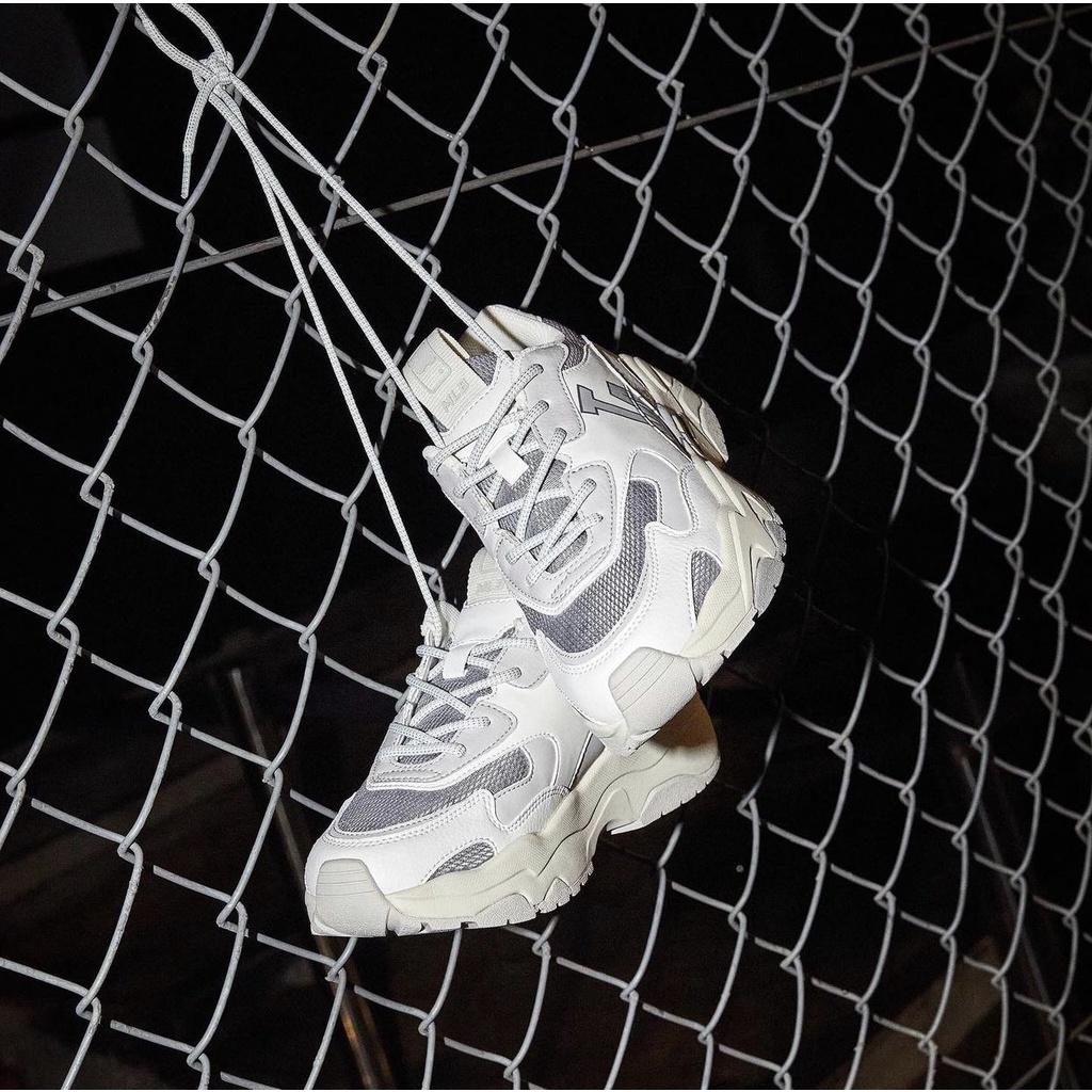 Giày MLB Big Ball Chunky Lite LA xám mờ - Grey-07M