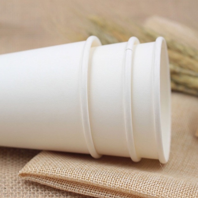 Cốc giấy trắng 9oz uống nước 150ml ( lốc 20c - giấy dày)