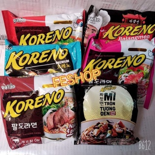 Mì koreno gói lẻ các vị 100g