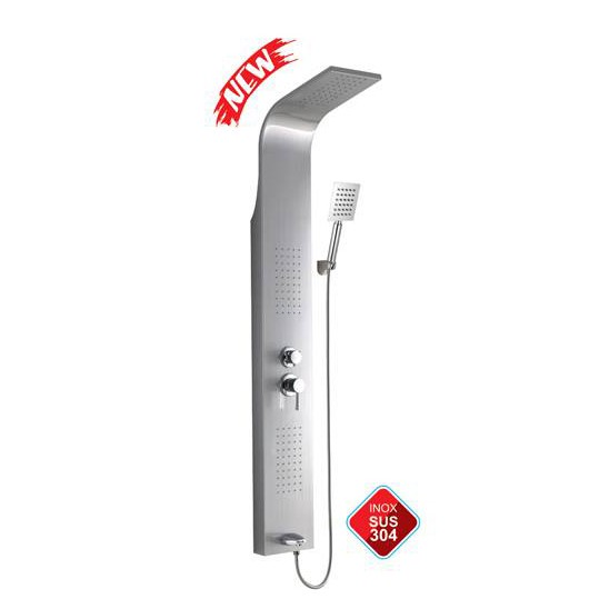 Sen tắm thuyền massage cao cấp inox 304 , màu xám bạc, bảo hành 03 năm