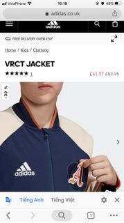 Áo adidas nam