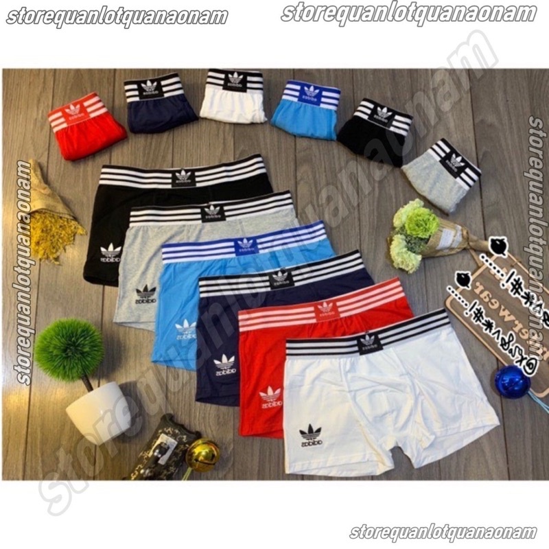 quần sịp đùi nam ADS mẫu mới đủ màu,đủ size 40-85kg chất vải thun lạnh,thấm hút mồ hôi tốt,ko nhăn,ko xù