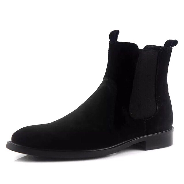 (Kèm Video 4 màu Lùi 1 size ) Boot nỉ chelsea boots kiểu dáng Hàn Quốc | BigBuy360 - bigbuy360.vn