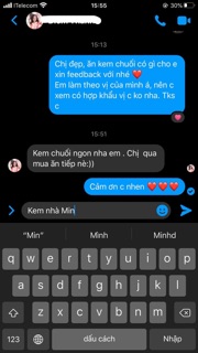 KEM CHUỐI NHÀ LÀM 200gr