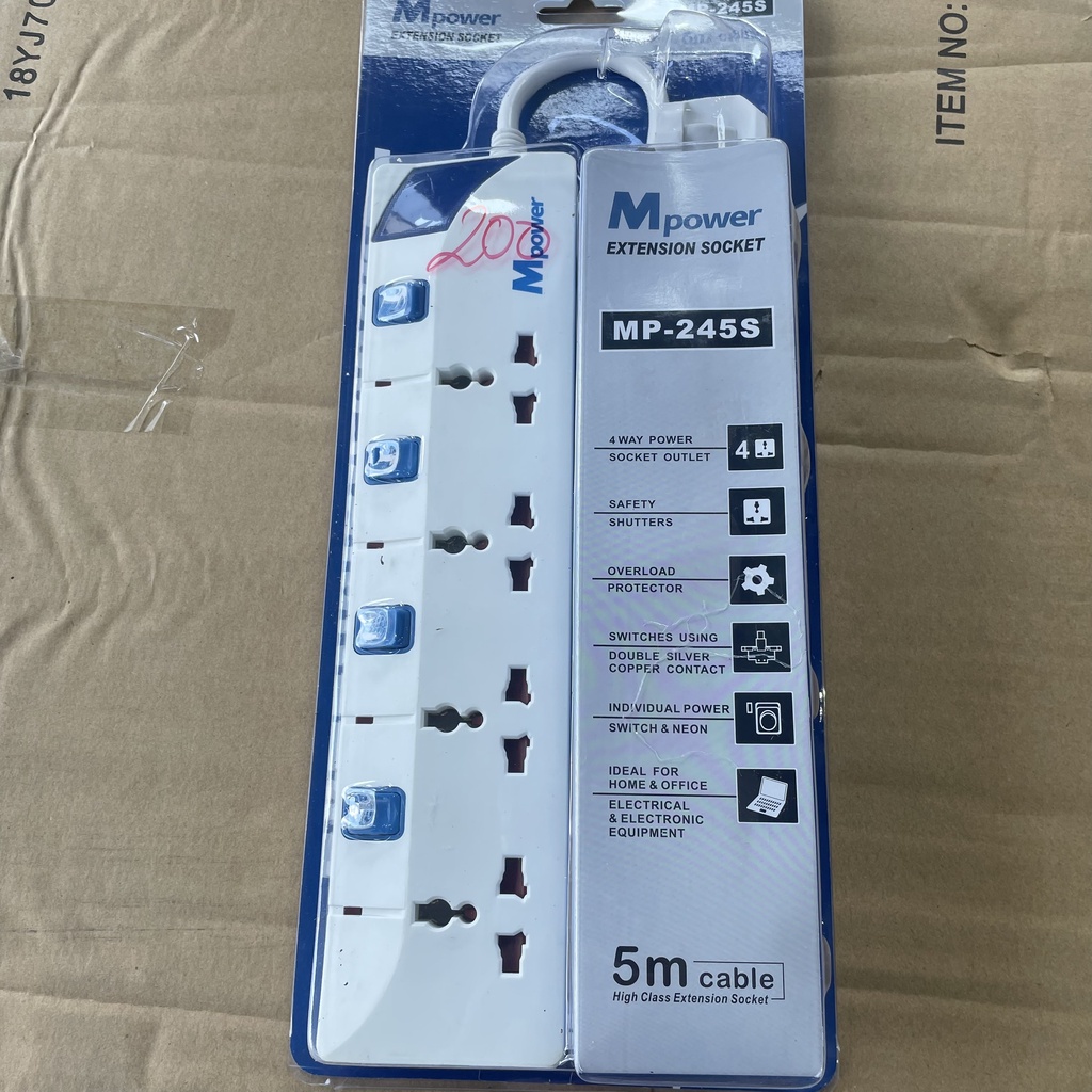 Dây ổ cắm đa năng nối dài có cổng USB