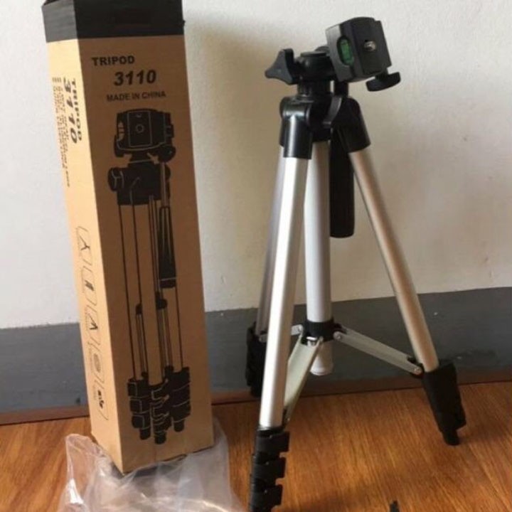 [ RẺ VÔ ĐỊCH ]Gậy Tripod 3110 3 chân full hộp, túi đựng, tặng kèm giá đỡ