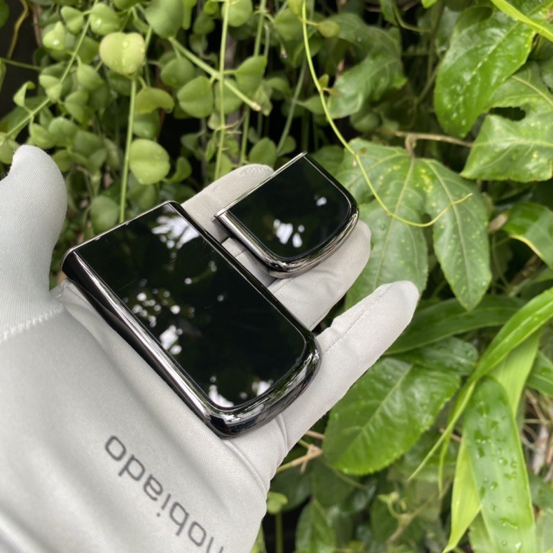 Miếng da Nokia 8800 Art đen bằng kính tráng sapphire đen