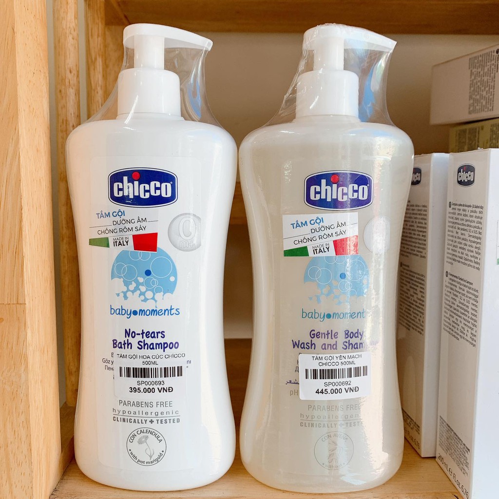 Sữa Tắm Gội 2in1 Chicco Cho bé từ sơ sinh