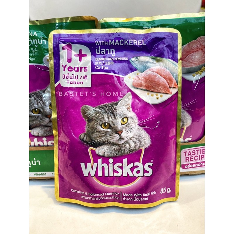 Pate Whiskas 85g (Mèo Lớn, Mèo Con)
