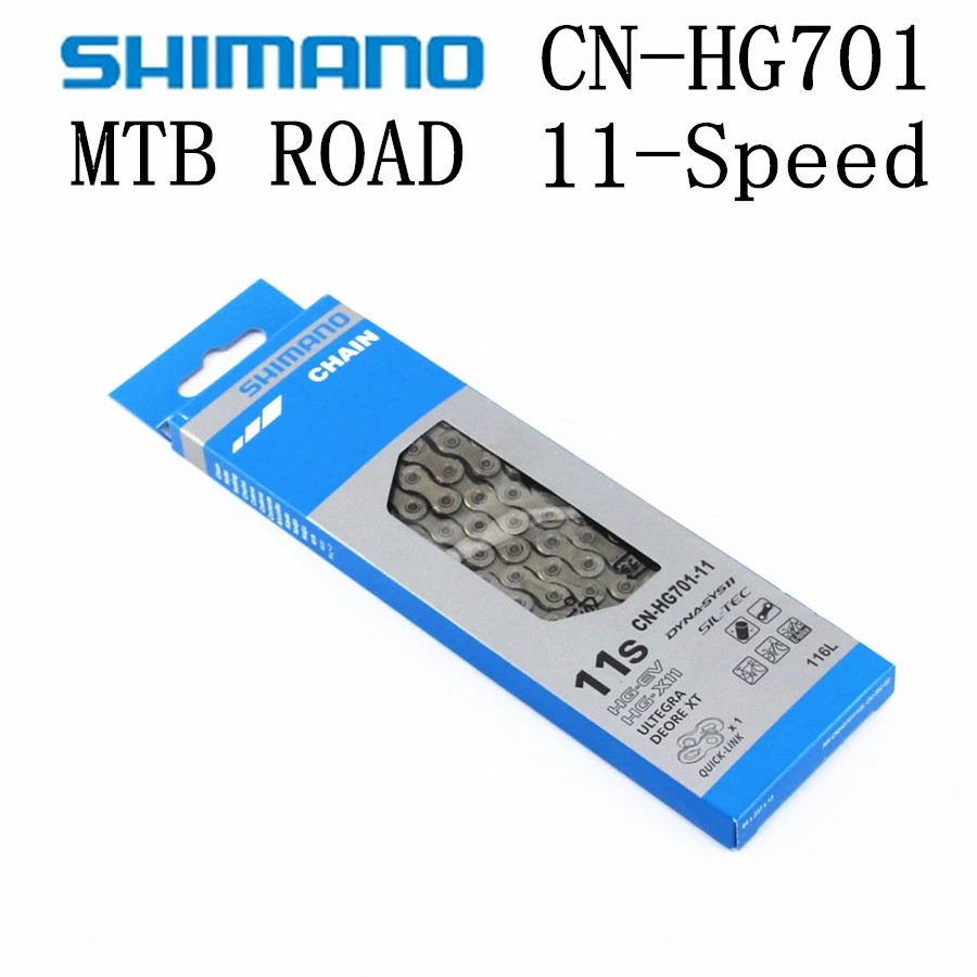 Shimano Hg701 Xích 11 Tốc Độ 116 Liên Kết Cho Ultegra 6800 R8000 XT M8000 Dây Xích