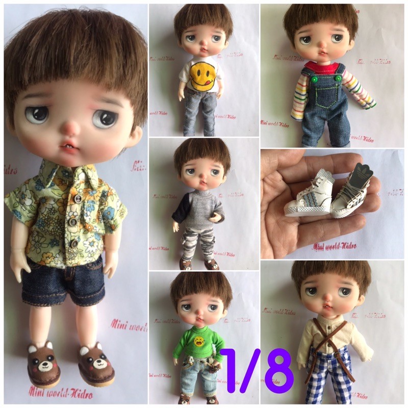 Búp bê (có tách đồ) Baboliy ob11 holala bjd 1/8 đã fu face Up dễ thương.