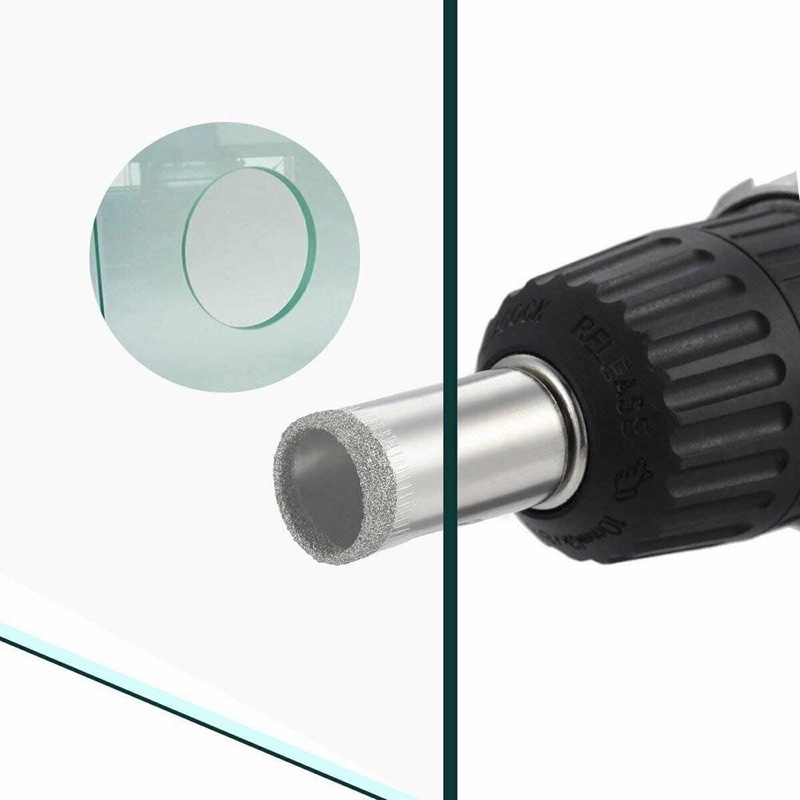 Mũi Khoan Kính Lỗ Tròn Đủ Size Từ 6 Tới 60mm, Đầu Mũi Khoan Kiếng Mũi Khoan Gạch Men, Đá Hoa Cương, Đá Bóng Kiếng