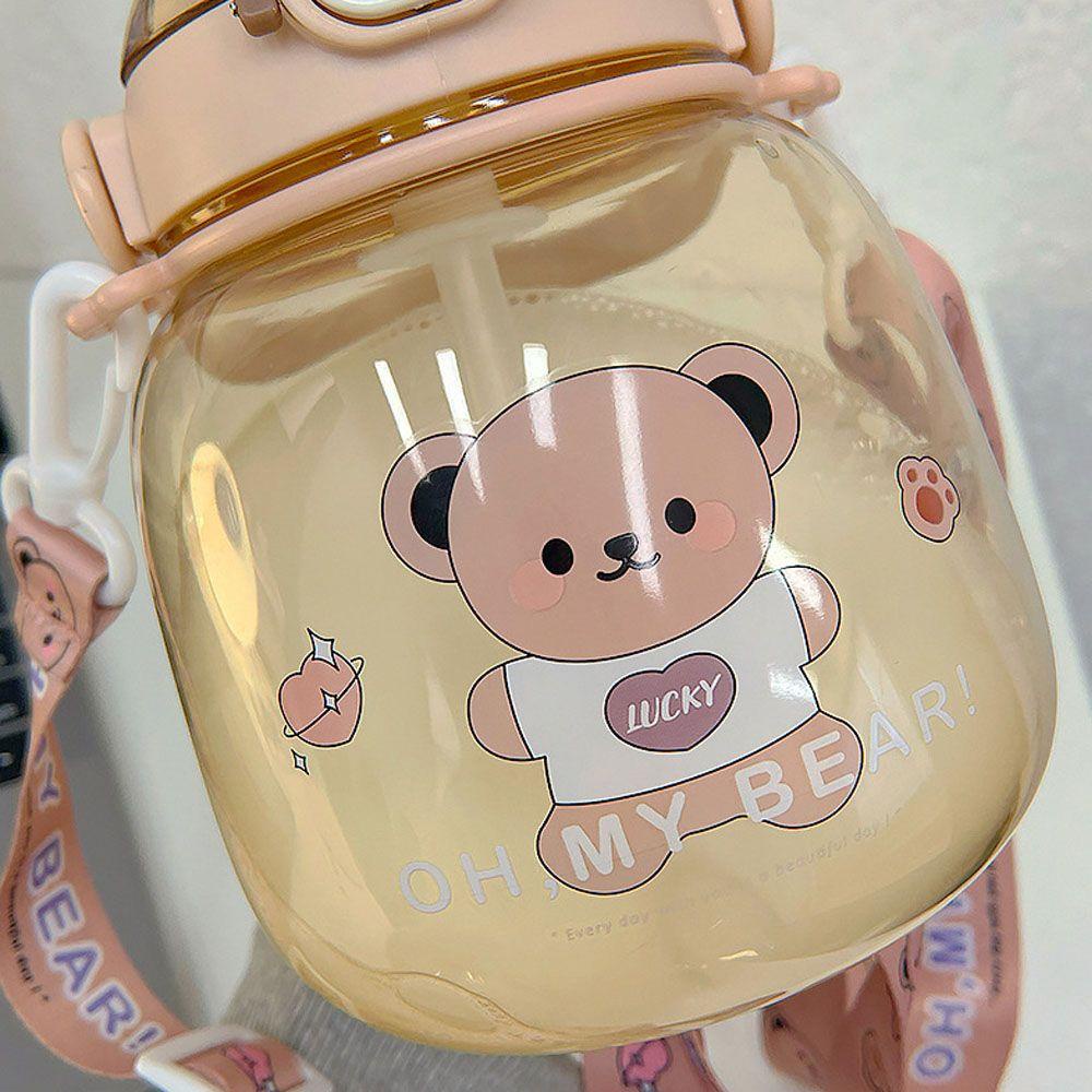 Bình Nước Dung Tích Lớn Không BPA Dễ Thương Cho Nữ