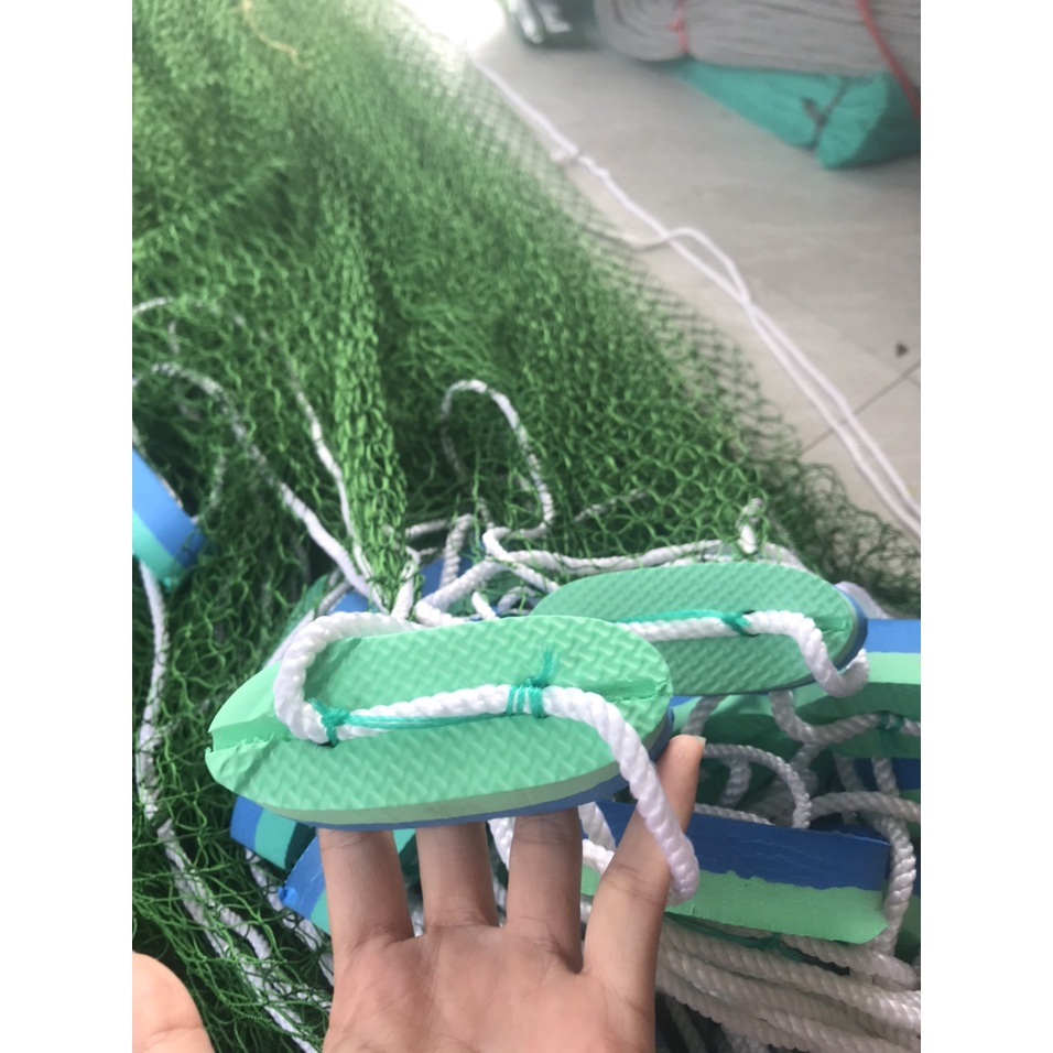 Lưới vét cá, lưới kéo cá ao hồ bằng dù thương hiệu Hiền Soa dài 10m, 20m, 25m, 30m siêu bền  LKDU