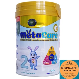 (Mẫu mới) Sữa bột Metacare số 2 lon 900g