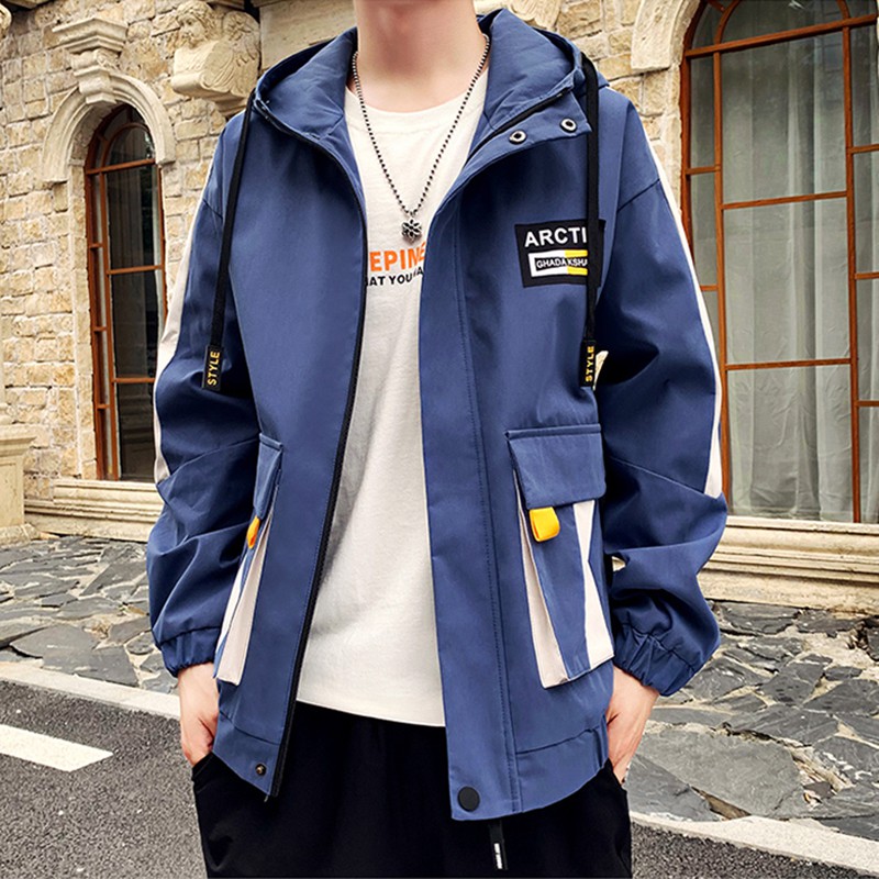 Áo Khoác Nhẹ Nam Thu Đông ARCTIC Phối Túi Kẻ Sọc Hot Trend 2020 Thời Trang MENFASHION1989 AO KHOAC NAM 127C | BigBuy360 - bigbuy360.vn