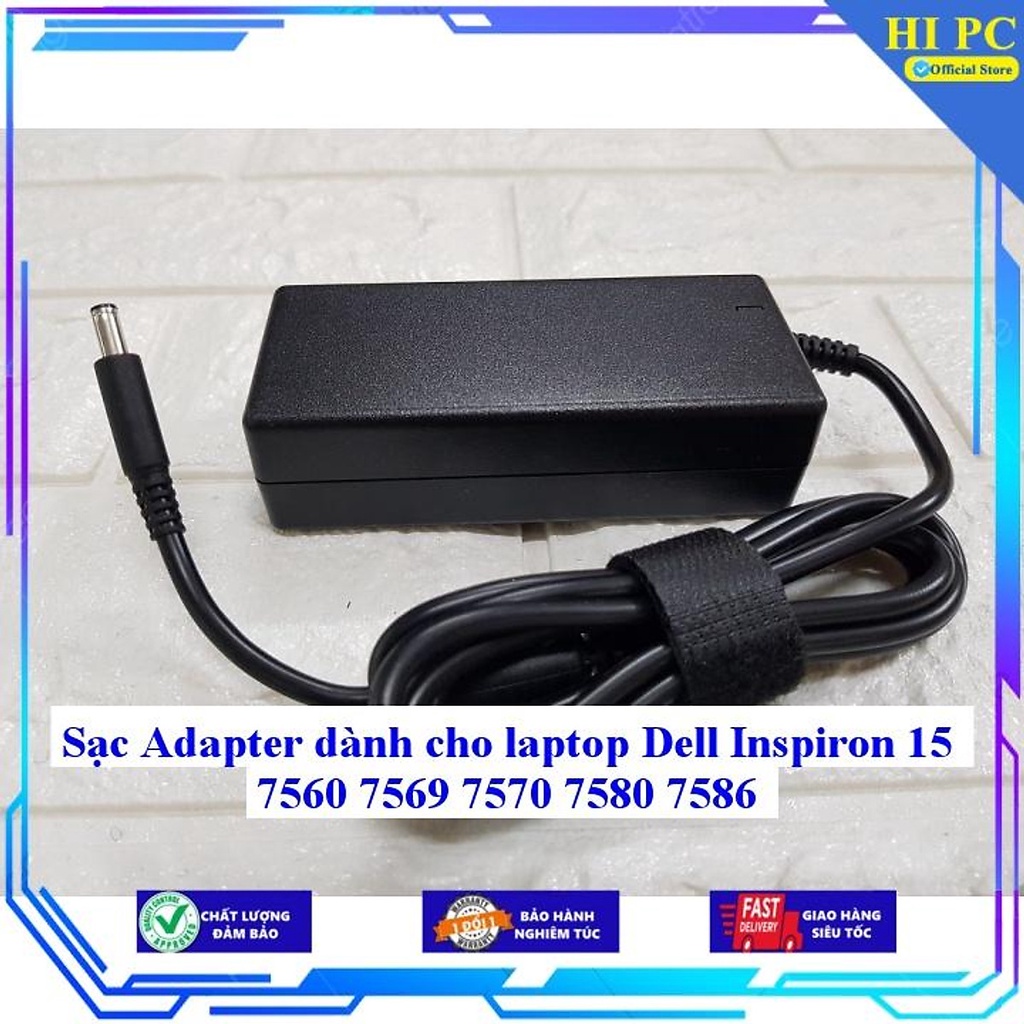 Sạc Adapter dành cho laptop Dell Inspiron 15 7560 7569 7570 7580 7586 - Hàng Nhập khẩu