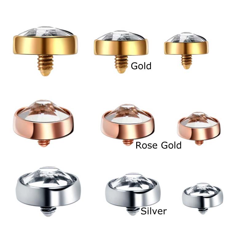 1 Phụ Kiện Trang Sức Đá Quý Chất Liệu Thép Titanium G23 3mm 4mm 5mm