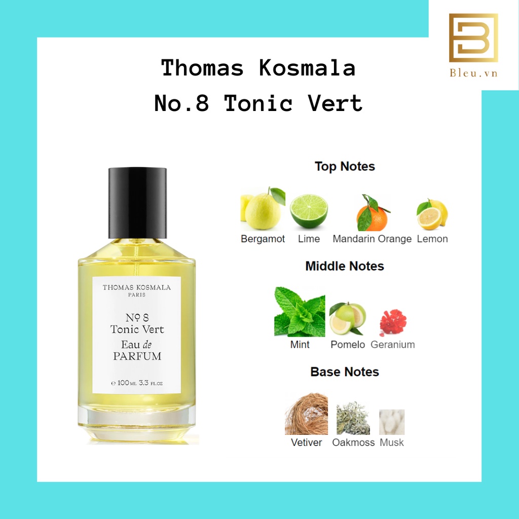 Mẫu dùng thử nước hoa Thomas Kosmala No.4 Apres L'Amour - Thomas Kosmala No.8 Tonic Vert