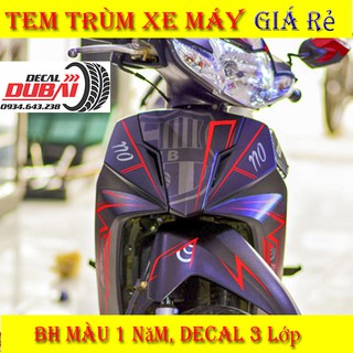 Tem Trùm Blade Đen Nhám Chỉ Đỏ Cực Hot