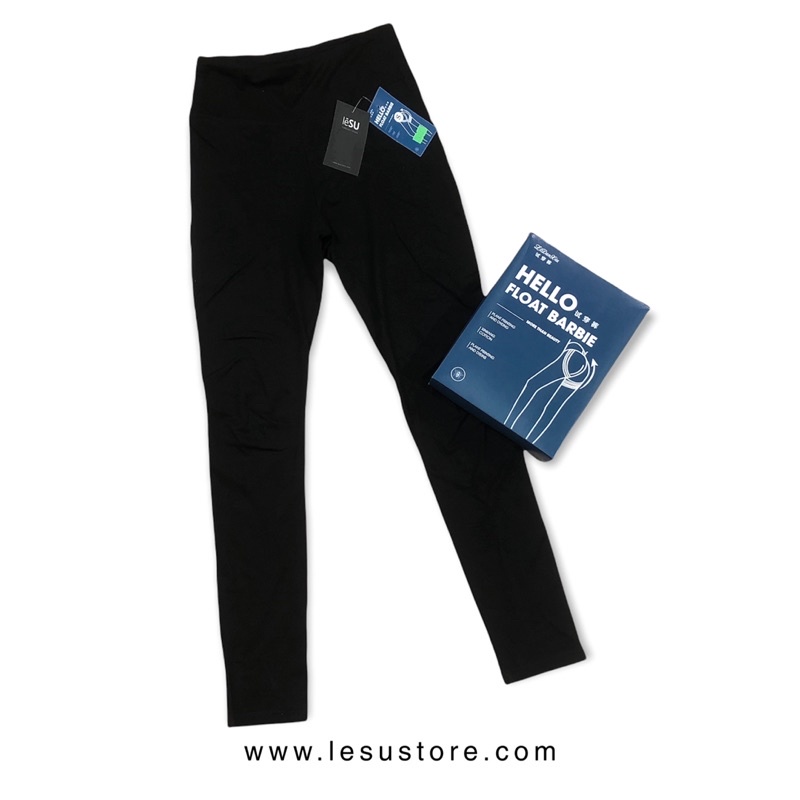 ẢNH TỰ CHỤP Quần legging trơn không túi lưng cao kèm hộp đựng