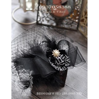 Mũ lưới cô dâu BH0018BW01