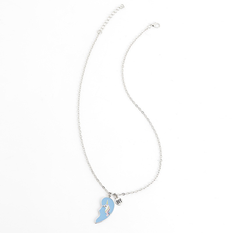 flowersqueen Vòng cổ Hợp Kim Mặt Hình Kỳ Lân Xinh Xắn Cho Nữ