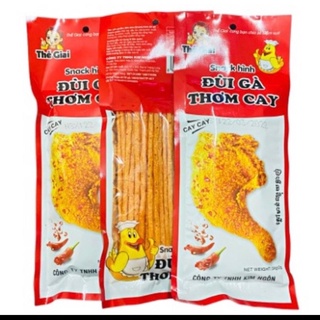 10 gói snack hình đùi gà