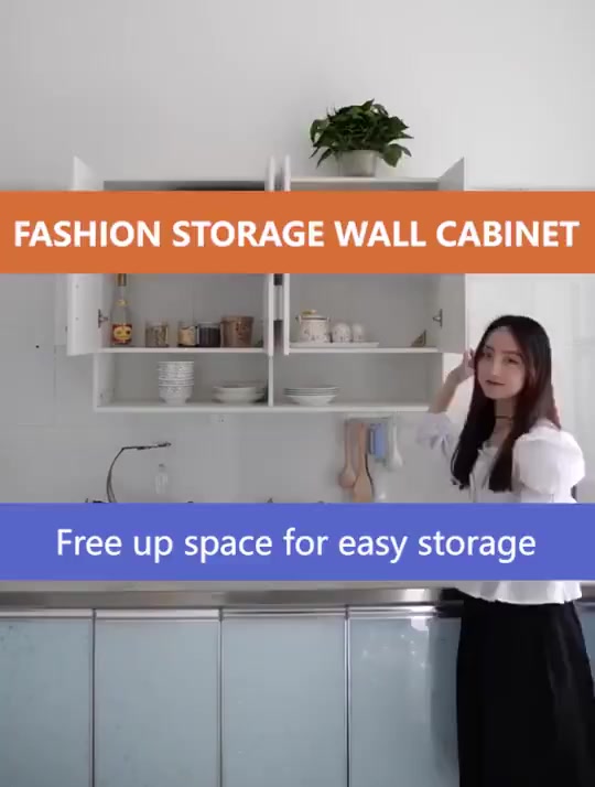 COD Dung Tích Lớn Tủ Treo Tường Tủ Bếp Tủ Treo Cho Phòng Ngủ Ban Công Nhà Tắm Tủ Lưu Trữ Lắp Đặt Dễ Dàng | BigBuy360 - bigbuy360.vn
