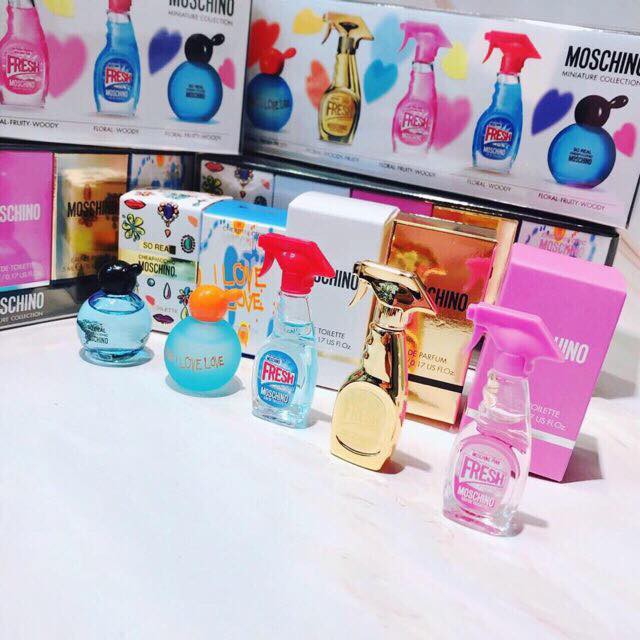 Set nước hoa Moschino mini 5 chai | Thế Giới Skin Care