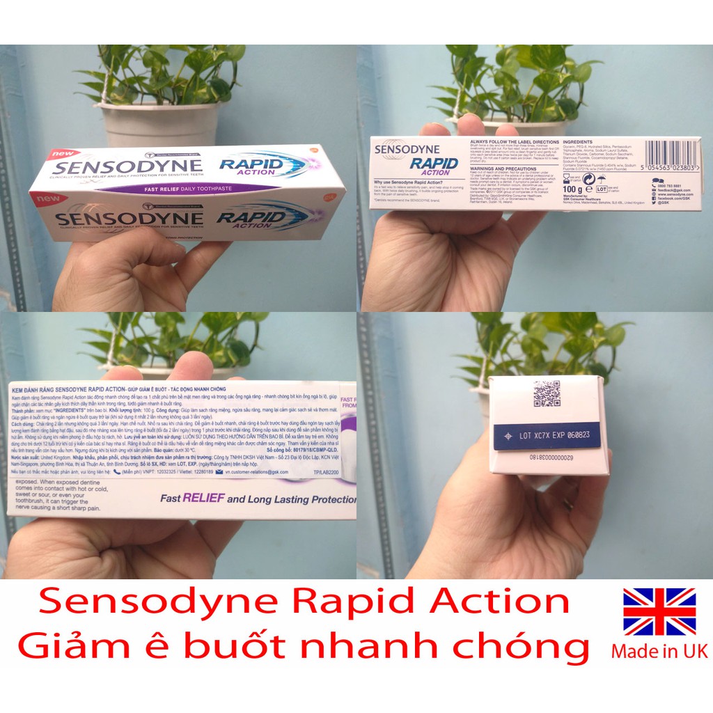 Kem đánh răng Sensodyne chống ê buốt 100g