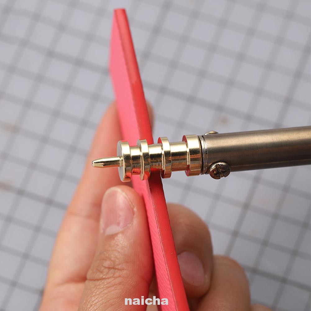 Professional Brass Durable Mini Replacement Parts Easy Install DIY Leather Edge Soldering Iron Tip