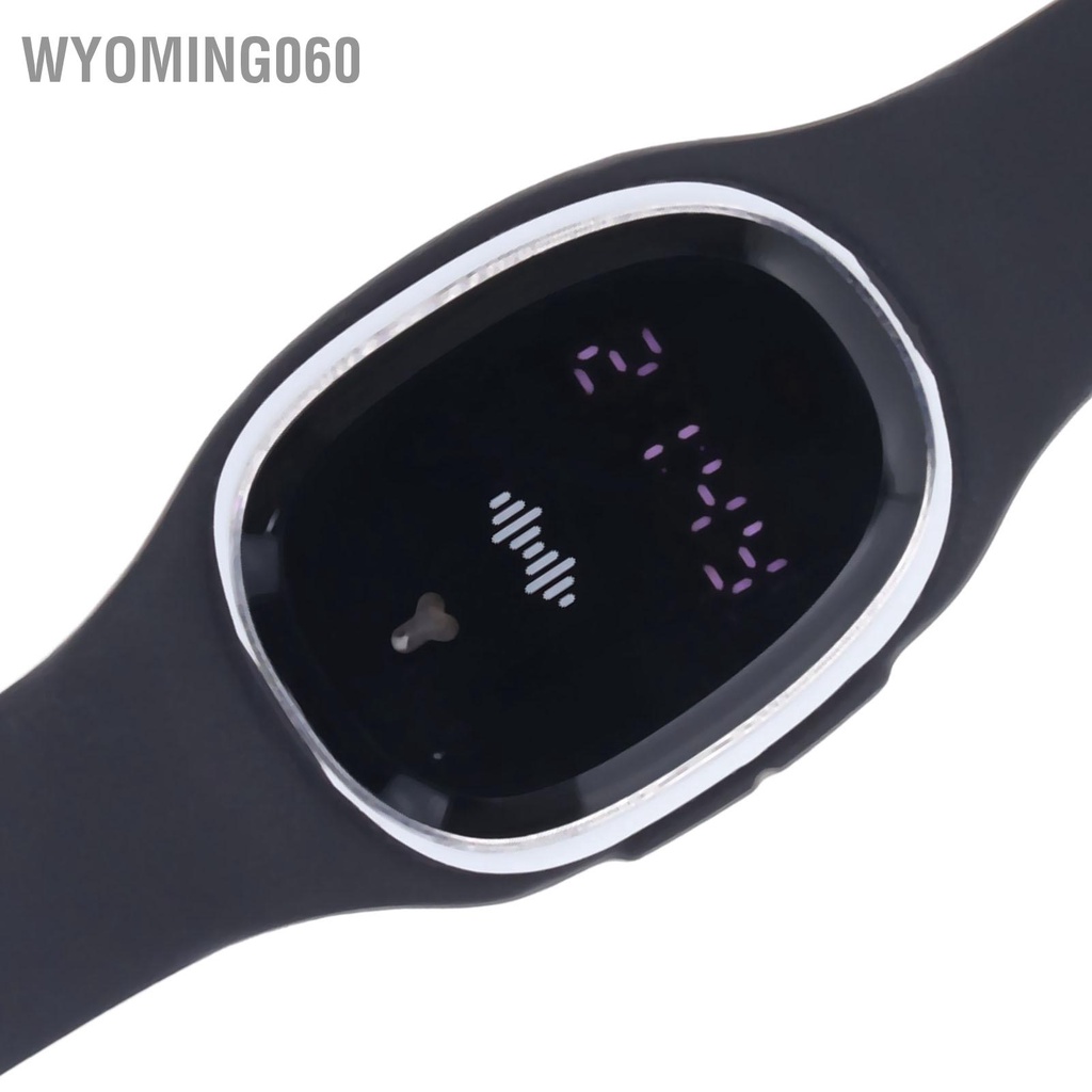 Wyoming060 Vòng đeo tay chống muỗi thể thao ngoài trời siêu âm USB có sạc lại cho phụ nữ mang thai Trẻ em