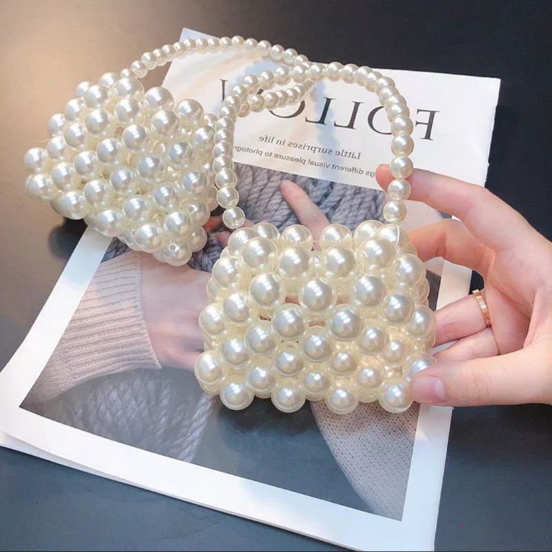 Túi túi xách mini đính hạt nhân tạo ETSY001 dễ thương cho bé gái