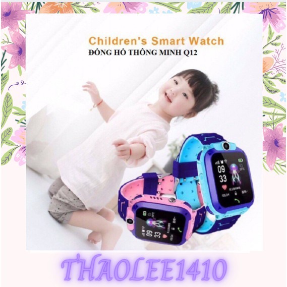 (GIÁ SỐC) Đồng Hồ Điện Thoại Thông Minh Định Vị Trẻ Em Q12 có tiếng việt 🎁🎁🎁