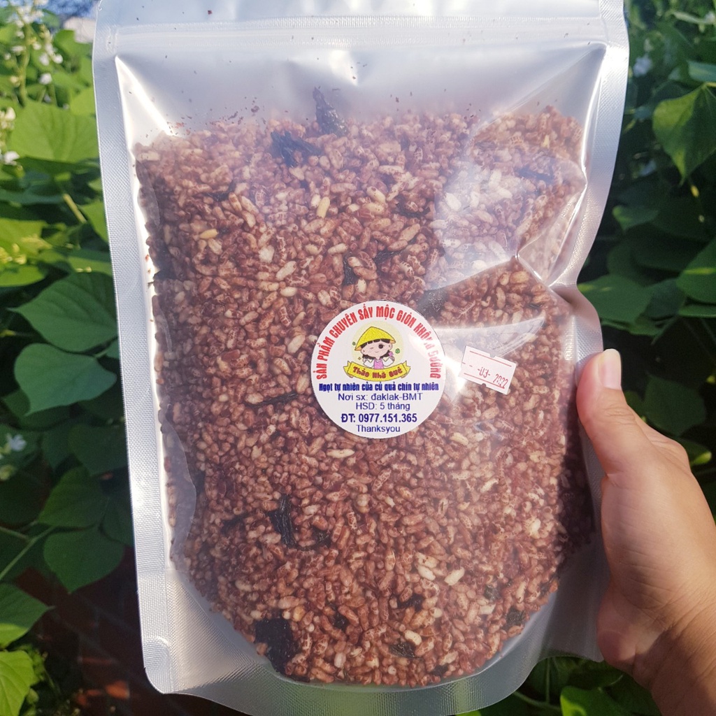 Cơm gạo lứt rong biển sấy ăn liền giòn ăn kiêng vừa ăn không gia vị thơm ngon loại 1