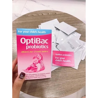 Men vi sinh optibac hồng cho bé từ sơ sinh