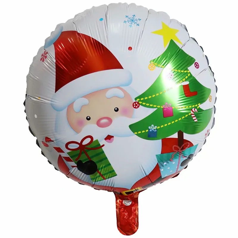 1 Bong Bóng Lá Nhôm Hình Ông Già Noel / Người Tuyết 18 Inch Trang Trí Tiệc Giáng Sinh