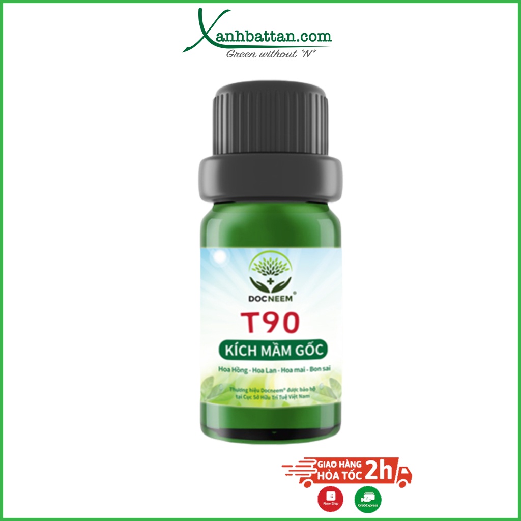 Enzyme Kích Mầm T90 - Kích Mầm Hoa Hồng, Hoa Lan, Hoa Mai, Hoa Kiểng Chai 10 ml