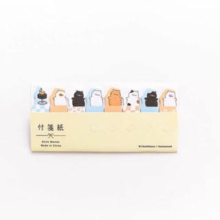 Giấy đánh dấu trang hình con mèo