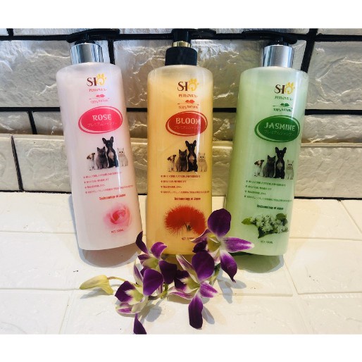 Sữa tắm chó mèo nước hoa cao cấp SHD Petlove X+ chai 500ml
