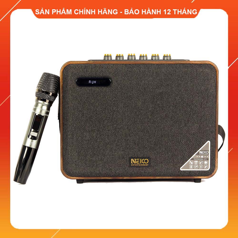 Loa di động NEKO NK01, Loa karaoke Bluetooth, kèm Micro không dây - Chính Hãng - Bảo hành 12 tháng