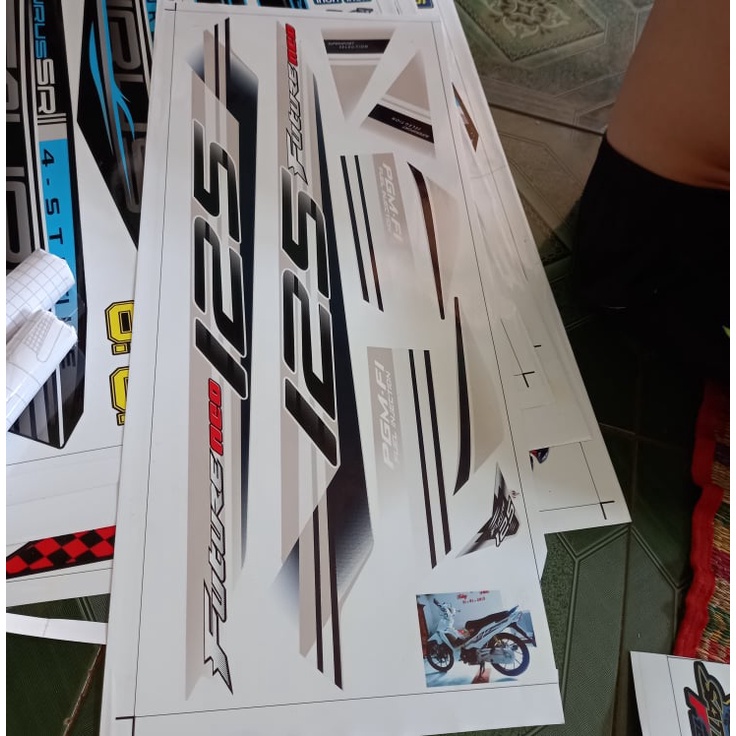 Tem rời future neo 125 xe trắng.bạc. xanh