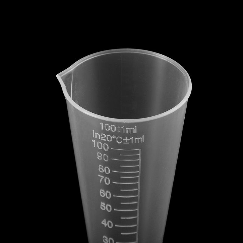 Goodx 1pc 100ml Lib Bottle Lab Kitchen Plastic Measure Cup