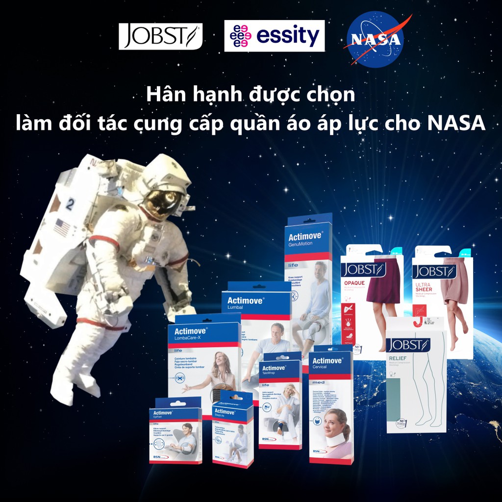 Vớ Cánh Tay Phù Bạch Huyết JOBST Bella Lite, Áp Lực Chuẩn 20-30mmHg, Màu Da