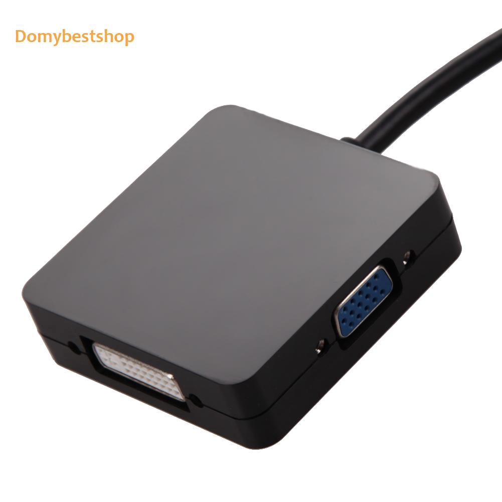 Mini Display Port DP Thunderbolt to DVI VGA HDMI Adapter Cable